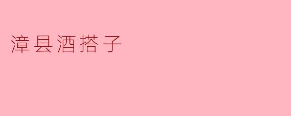 漳县酒搭子