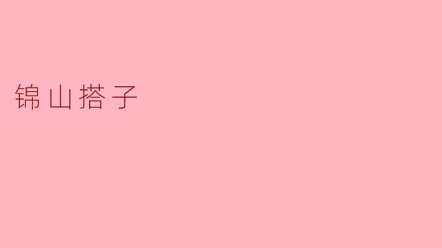 锦山搭子