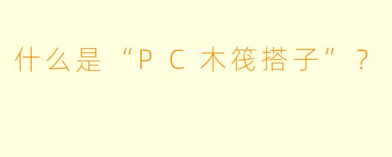 什么是“PC木筏搭子”？
