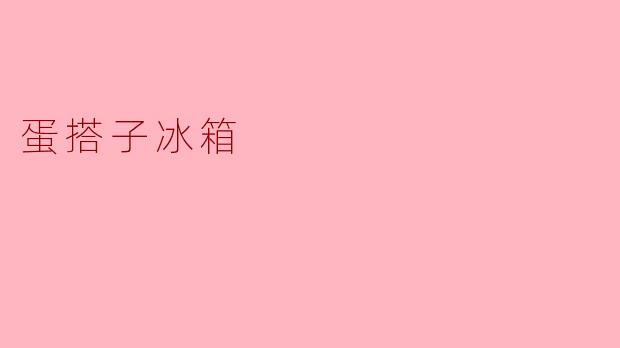 蛋搭子冰箱