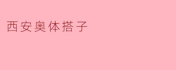 西安奥体搭子