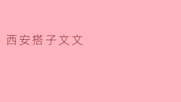 西安搭子文文
