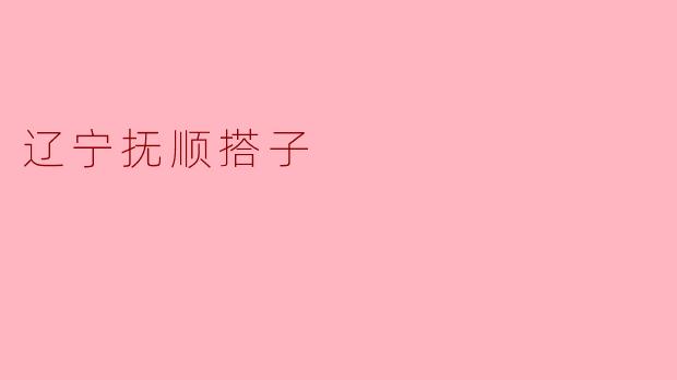 辽宁抚顺搭子
