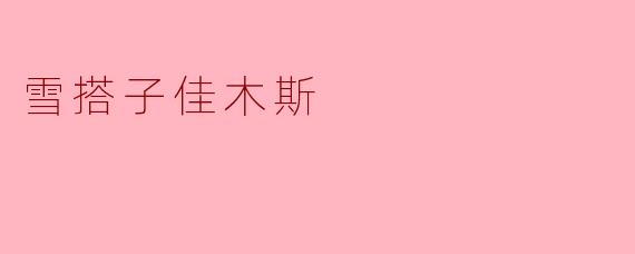雪搭子佳木斯
