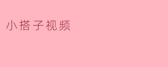 小搭子视频