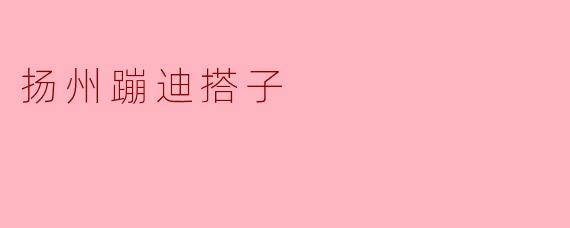 扬州蹦迪搭子