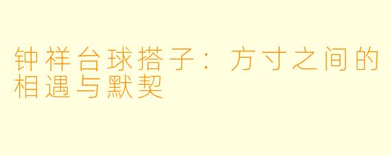 钟祥台球搭子：方寸之间的相遇与默契