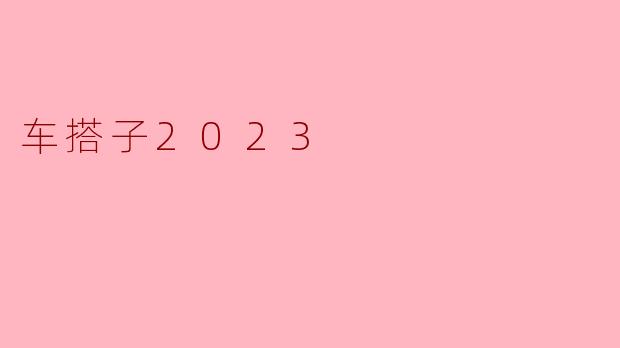 2023,我的车搭子:穿行城市的移动故事集