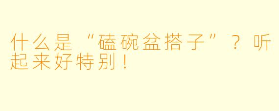 什么是“磕碗盆搭子”？听起来好特别！