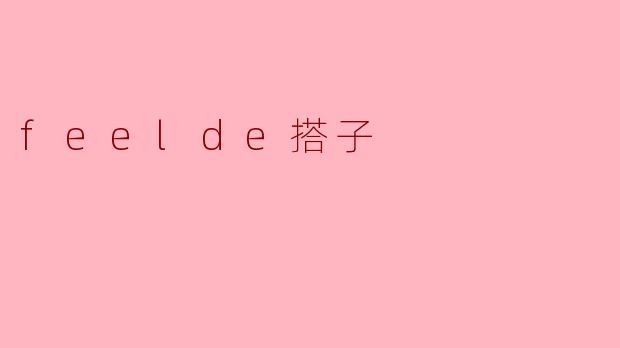 feelde搭子