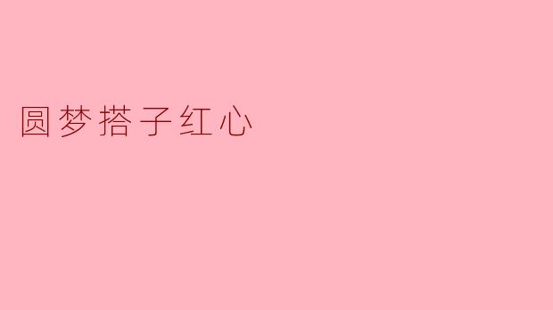 圆梦搭子红心