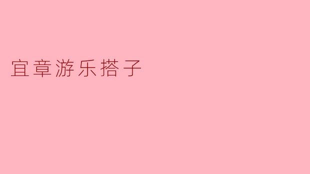 宜章游乐搭子