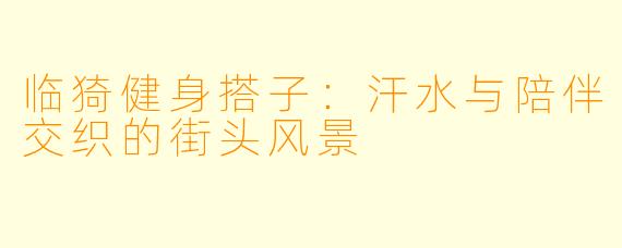 临猗健身搭子：汗水与陪伴交织的街头风景