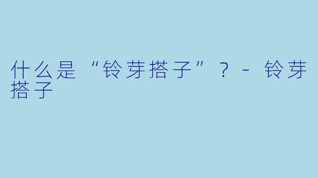 什么是“铃芽搭子”？-铃芽搭子