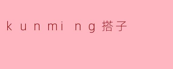 kunming搭子