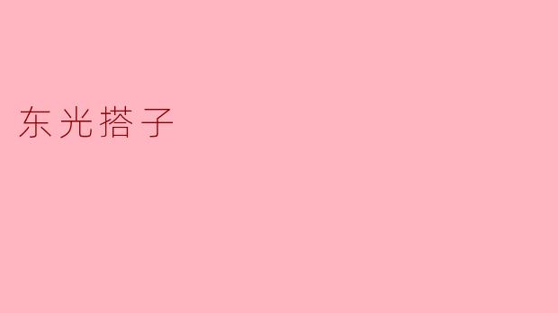 东光搭子