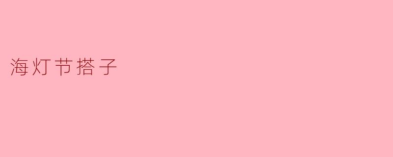 【海灯节搭子：是萍水相逢，也是灯火相逢】