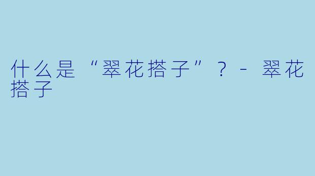 什么是“翠花搭子”？