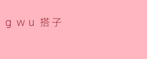 gwu搭子