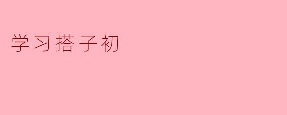 学习搭子初