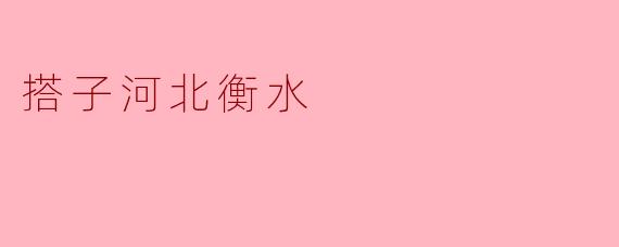 搭子河北衡水
