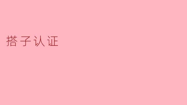 搭子认证