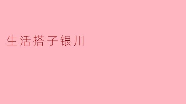 生活搭子银川