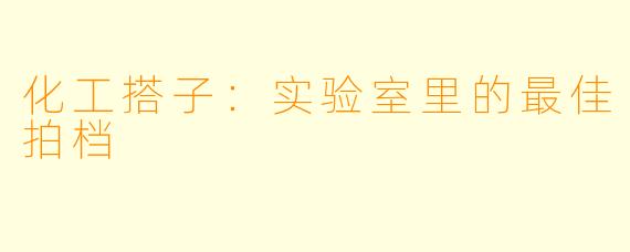 化工搭子：实验室里的最佳拍档