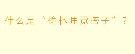 什么是“榆林睡觉搭子”？