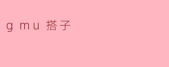 gmu搭子