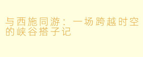 与西施同游：一场跨越时空的峡谷搭子记