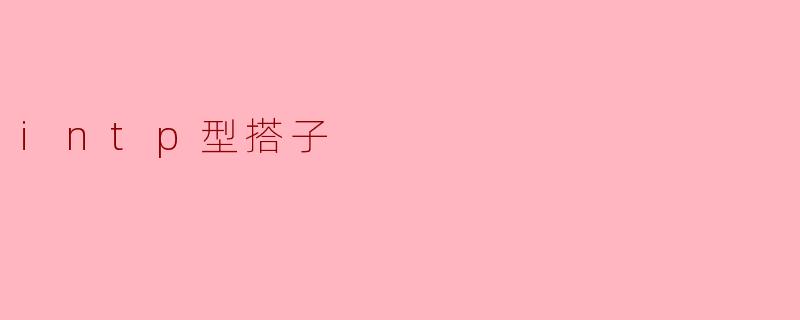 intp型搭子