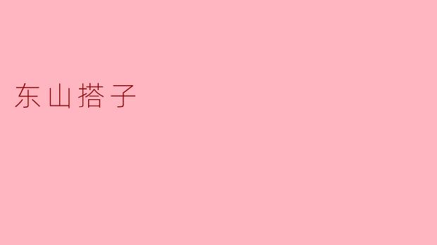 东山搭子