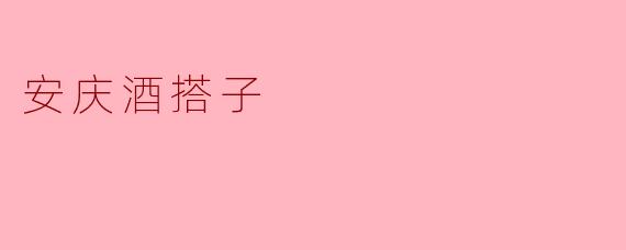 安庆酒搭子
