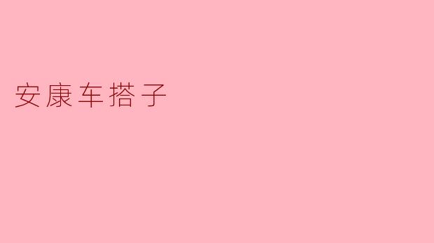 安康车搭子