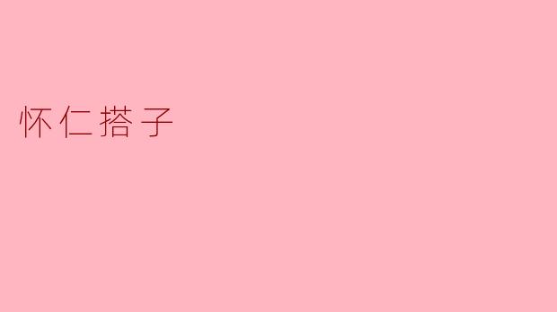 怀仁搭子