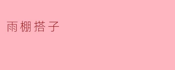 雨棚搭子