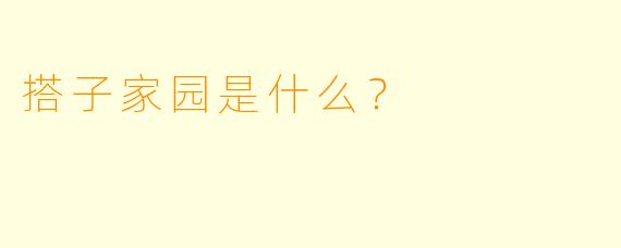 搭子家园是什么？
