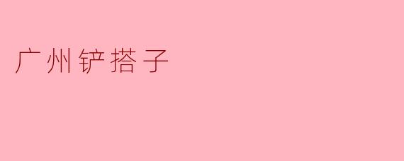 广州铲搭子