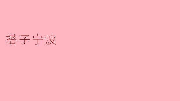 搭子宁波