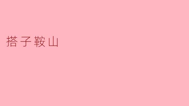 搭子鞍山