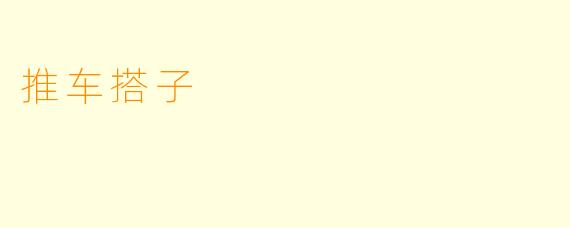推车搭子