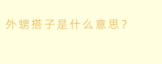外甥搭子是什么意思？
