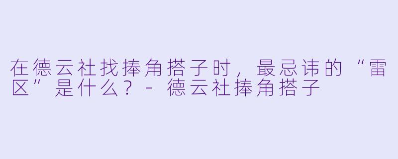 在德云社找捧角搭子时,最忌讳的“雷区”是什么?-德云社捧角搭子