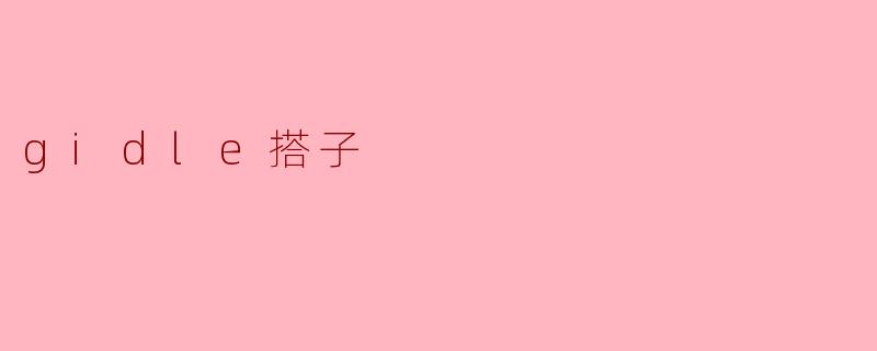 gidle搭子