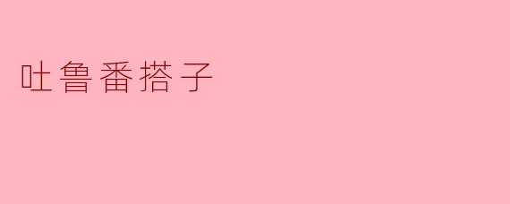 吐鲁番搭子