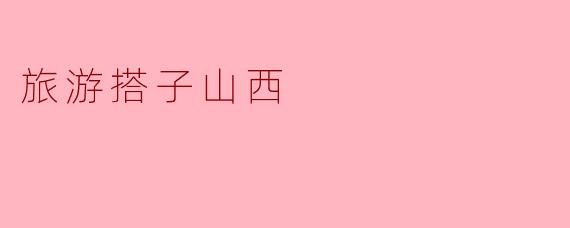 旅游搭子山西