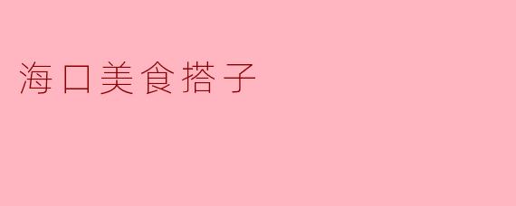 海口美食搭子