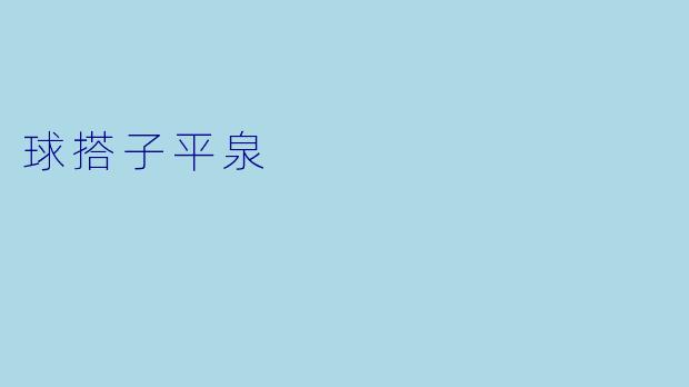 球搭子平泉