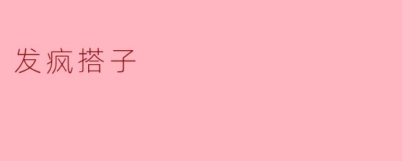 发疯搭子